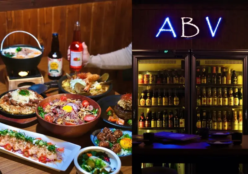新竹美食|在【ABV 日式居酒館】用味覺環遊日本各區，感受勾起酒咖吃貨魂的新滋味! 肉依小姐吃什麼