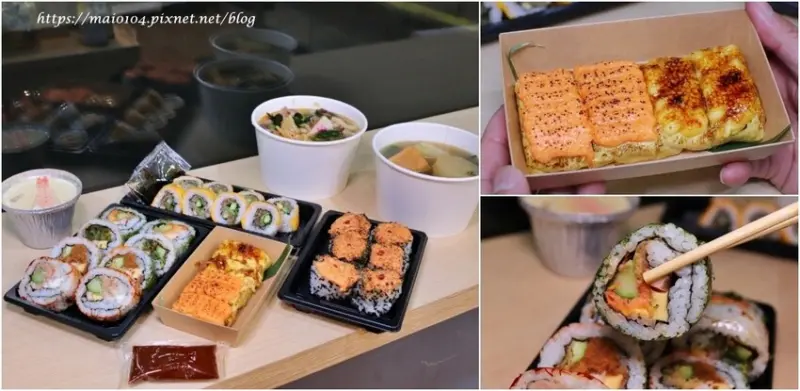 新竹美食｜禾孟壽司坊竹科店～壽司、烏龍麵、咖哩飯、關東煮外帶，團體聚會還有大圓盤壽司可預訂