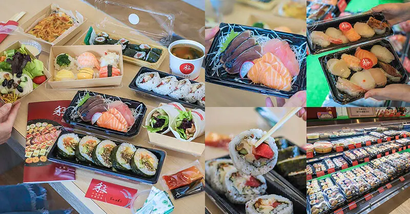 竹北外帶壽司 禾孟壽司坊文興店 主打外帶、客製化壽司 文興店追加限定生魚片、握壽司等創意料理還有日式食品超市