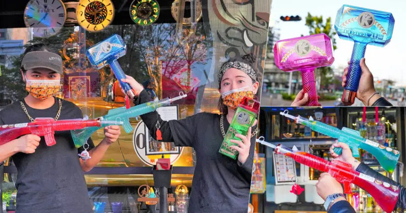 雷神索爾之鎚碰上撿到槍?!拚輸贏~~~挑戰最強反骨飲料專賣 X 台南正興街 朕心加加 King - 跟著尼力吃喝玩樂＆親子生活