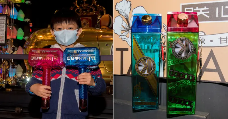 【臺南美食】是飲料店也是文創品｜台南獨家在地味飲料瓶｜繽紛聖誕瓶很應景｜雷神鐵鎚再加碼粉紅和藍色~~朕心加加 - 南人幫