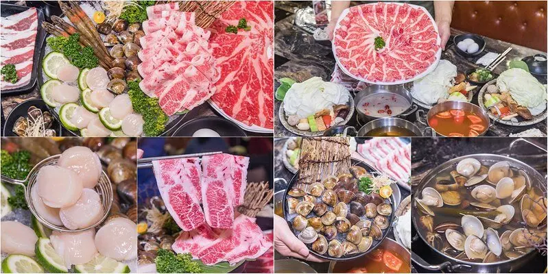 【台北捷運美食】【中山國小站火鍋】丰明殿民權東殿.全新豪尊北海道干貝和牛鍋.蕃茄.剝皮辣椒湯底很厲害