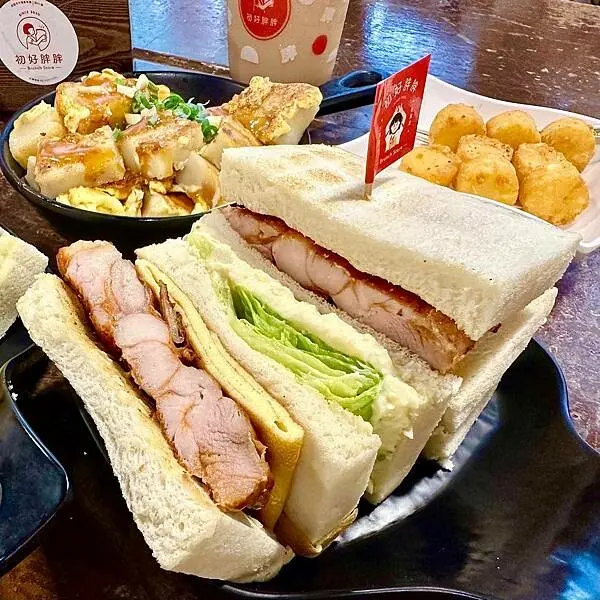 桃園中壢高CP值特色早午餐‧復古校園風一秒拉回學生時代‧東西也都滿不錯吃的!