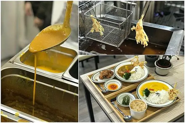 （中和咖哩）咖哩站～大份量加飯加醬不加價！濃郁南瓜、香甜咖哩、現炸唐揚、濃郁魚湯｜南山中學美食｜中永和美食｜咖哩飯專賣店