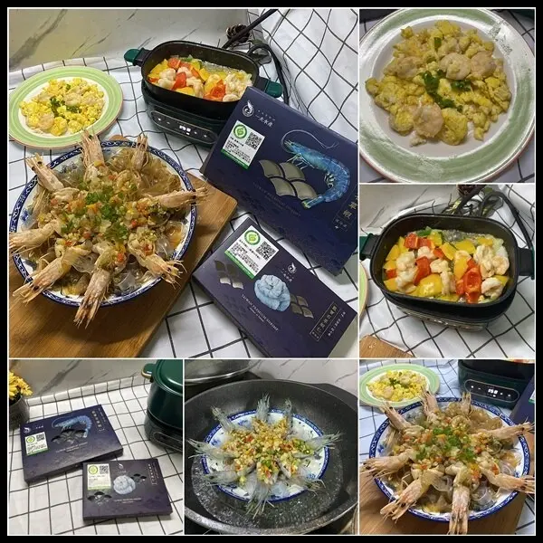 【水產推薦】【一夫水產】藍寶石草蝦+藍寶石草蝦仁 水產品品質好,簡單料理就很好吃,令人一再回購的好滋味!