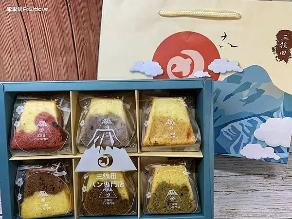 台中美食－錦繡山河禮盒，選用天然食材製作的台灣山體造型磅蛋糕，送禮．自己吃都很合適