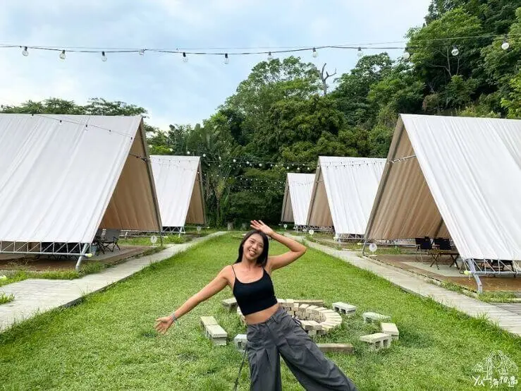 蟬說：山中靜靜｜台中超夢幻豪華露營，盡覽夕陽夜景