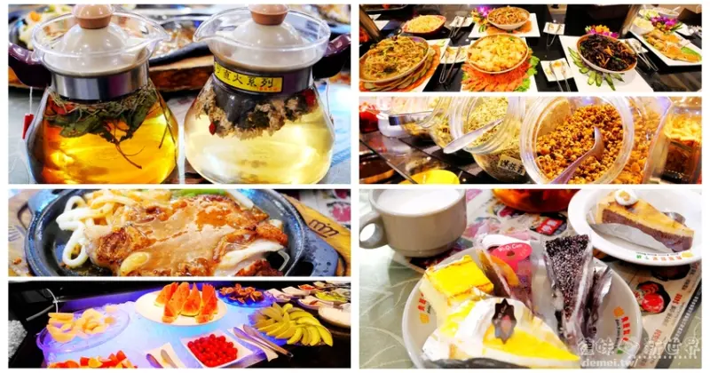 桃園市中壢區美食推薦【貴族世家-龍岡店】熱門超夯！平日也大排長龍│豐富自助吧吃到飽│可使用五倍券、可找零│多款道地小菜&花草茶無限CP值高 - 德妹看新世界
