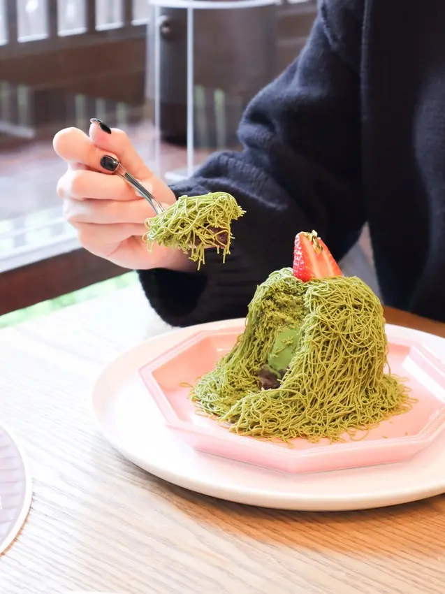 小日本裡享用療癒的栗子沙織 抹茶控不能錯過的甜點