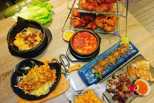 [韓式炸雞] 新竹 - 瑪希妲맛있닭韓式餐酒館 霸氣十足三種口味一次滿足的首爾炸雞塔 暖心充滿溫順辣味海鮮豆腐鍋 Q軟多層次MAXI韓式起司炸魷魚