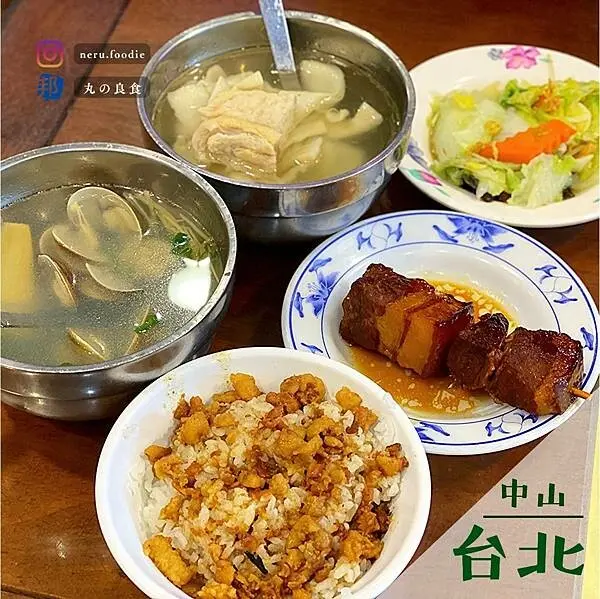 台北市中山區丸林魯肉飯｜圓山平價小吃推薦 @neru.foodie / 丸の良食