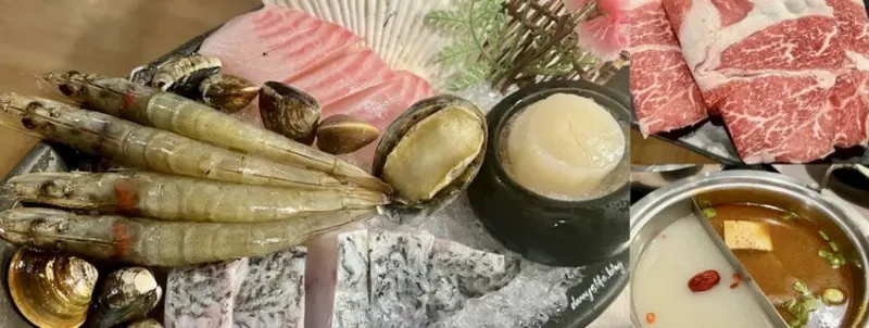 富園火鍋 │台北美食•八種特色湯底、肉品、海鮮不馬虎！