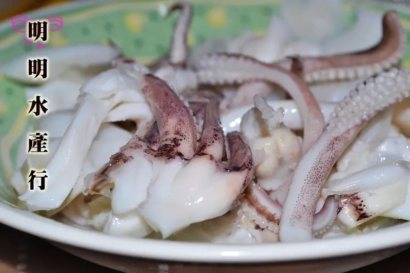 【明明水產行】吃過都說讚！最青 ㄟ現撈大卷 (透抽)(批發零售)