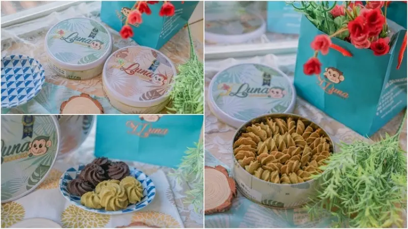 T.LUNA猴子曲奇餅 ▏台中超夯伴手禮點心 甜而不膩的曲奇餅還有高山茶口味。高品質食材 減糖減油製作 多吃幾口也不罪惡。台中美食 / 台中伴手禮