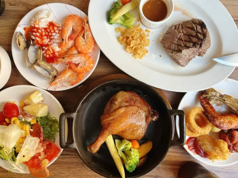 桃園市桃園區桃園CP值破表的義式料理吃到飽—Mr. May 義式百匯，超過18種披薩、生鮮小菜義大利麵隨你吃最低只要438元！？