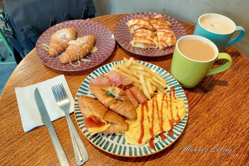 【新竹美食】歐浮找餐｜竹東文青復古早午餐，老宅環境好拍，蛋餅超大份，近蕭如松藝術園區 - 貪吃猴的幻想