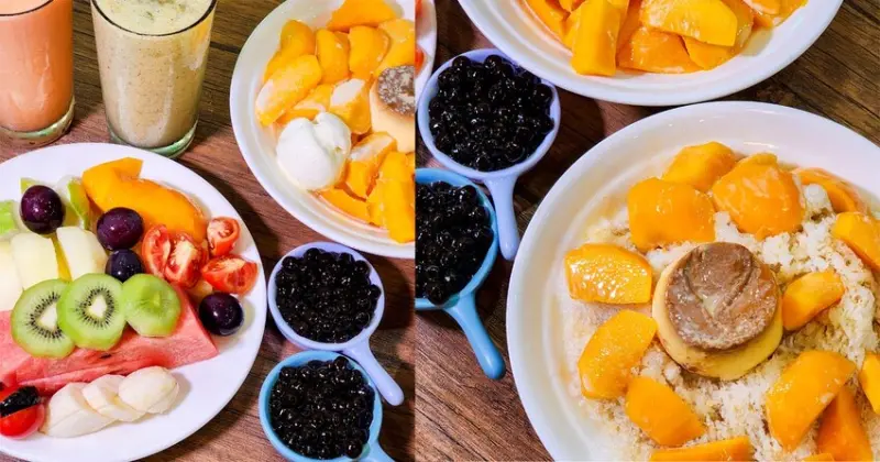 【臺南美食】滿滿古早味的番茄及綜合水果切盤，季節限定芒果雪花冰搭配莫凡比冰淇淋，還有隱藏版冰品~品馨冰菓室 - 南人幫