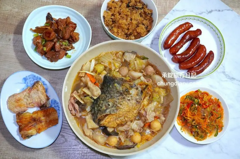 台南知名老店【福樓Fu Lou】冷凍調理包｜台菜、年菜、宅配美食推薦！在家也能吃到「法國米其林綠色指南推薦」餐廳料理。 - 承錠旅行日記