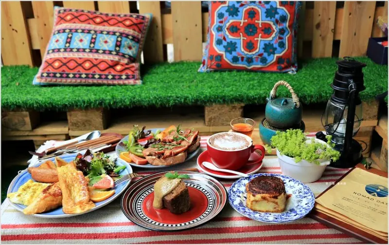 【南投‧魚池】遊牧Nomad day café 日月潭早午餐‧鄰近日月潭文青咖啡館，法式傳統美食，不可錯過的波西米亞氛圍