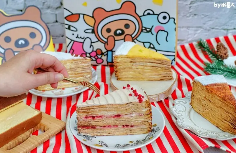 秒殺級人氣千層蛋糕！平均一片不用100元，爆濃內餡讓少女心融化，免費送可愛動物手提袋