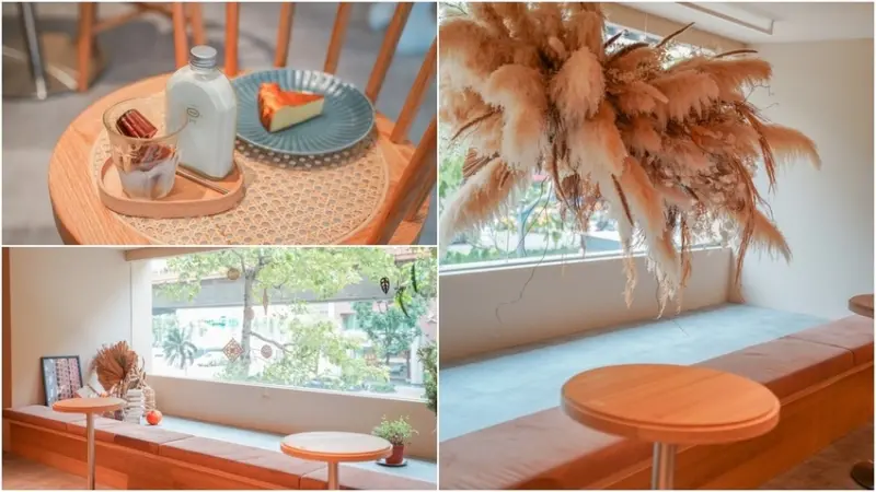 勺日 zhuori ▏柔和大地色系餐食複合空間 韓國流行的可頌鬆餅在這裡吃得到耶。不限時咖啡廳 / 東區下午茶。捷運忠孝復興站