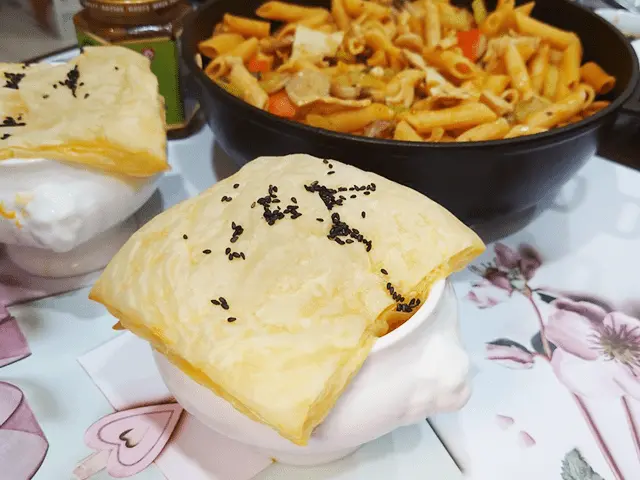 台塑餐飲- 素食食譜-【酥皮奶油濃湯】