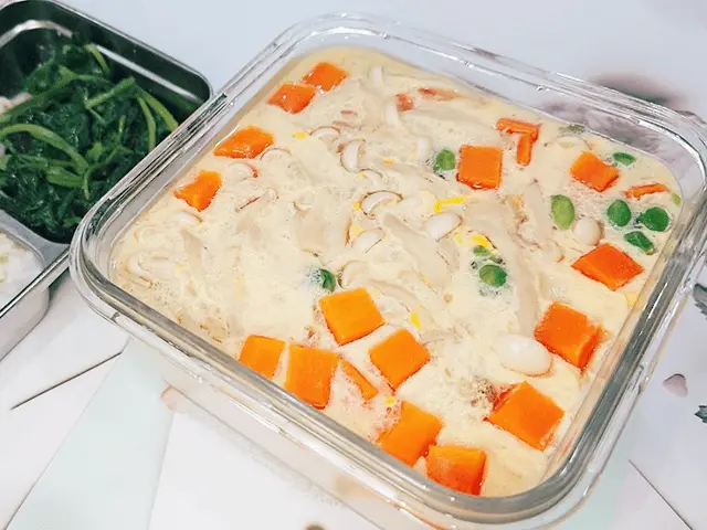 台塑餐飲- 素食食譜-【香菇湯粉蒸蛋】