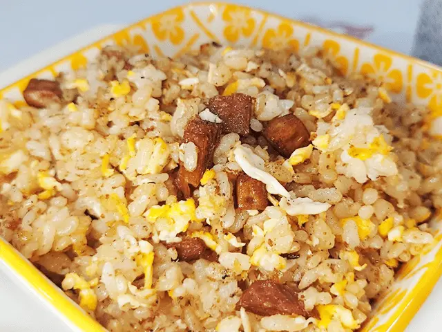 台塑餐飲- 素食食譜-【素沙茶醬炒飯】