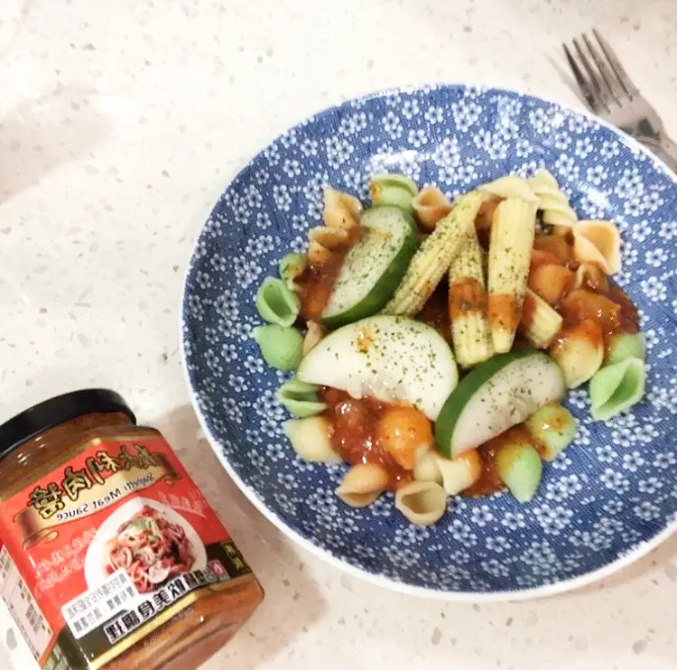 [手作料理]台塑餐飲-心干寶貝禮盒組(食譜四：義大利肉醬貝殼麵)