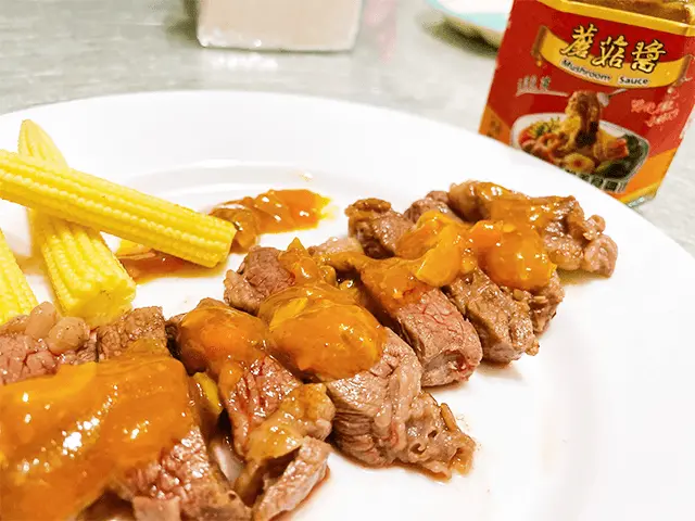 廚房料理的好幫手 台塑餐飲【肉麻禮盒組】開箱(1)-蘑菇醬佐牛排