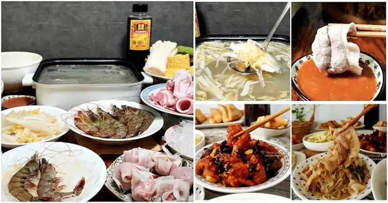 台中太平外帶美食|爸爸酸菜白肉鍋太順店，900元豐盛10菜1湯超值又划算，酸菜白肉鍋1人就能開鍋!