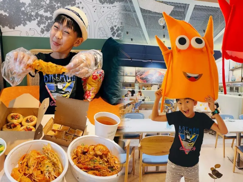 來HeyAhh台北京站店外帶活蝦料理，在家也能享受泰國蝦料理美食～