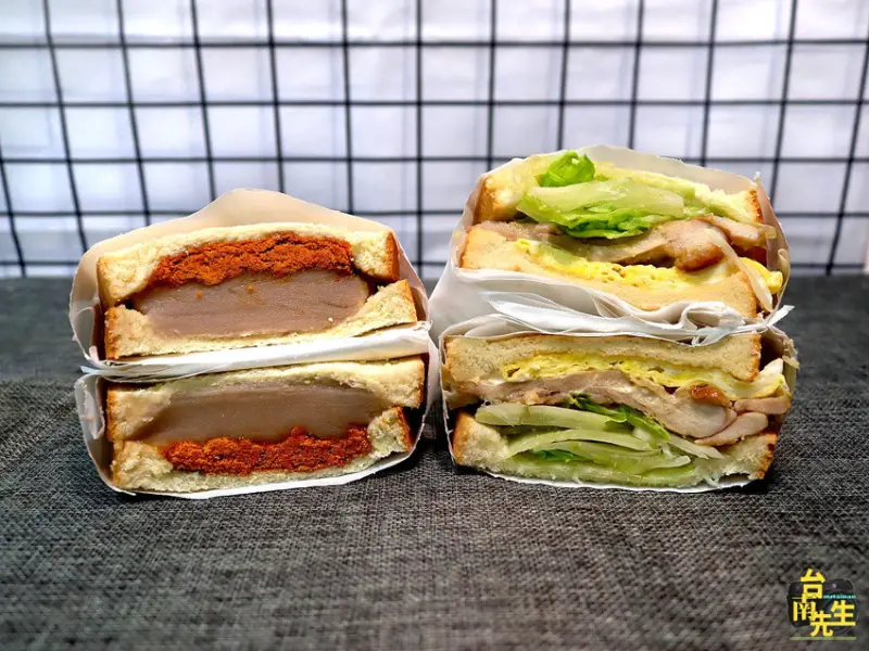 台南早午餐／專賣各式吐司與捲餅／限量供應2小時完售／不定期推出季節限定口味／嚴選食材料多實在／平日限定店外餐車