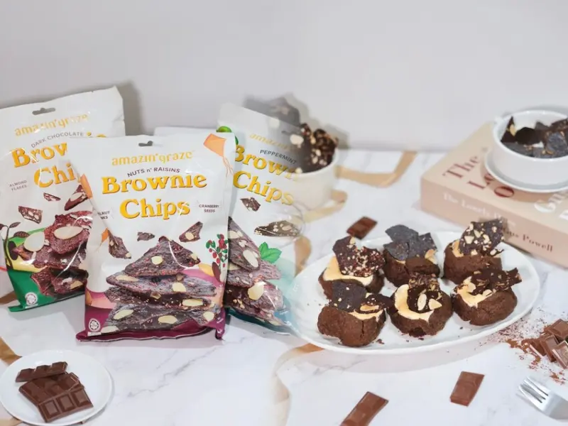 宅配美食|酥脆濃的【 喬山生機】布朗尼脆片，低熱量美味甜點控大口吃也零罪惡 !肉依小姐吃什麼