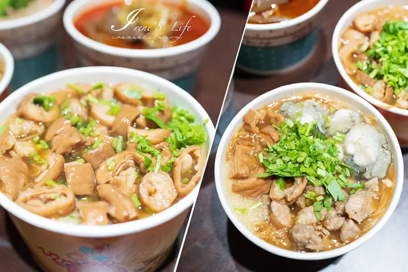 吃三寶不要當三寶！大腸、鮮蚵、燒肉丁一次滿足的澎拜麵線，還可以加量大腸鋪好鋪滿，巷仔內的隱藏美食 @Irene's 食旅．時旅
