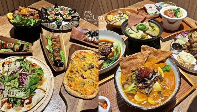 高雄蔬食料理｜斐得蔬食 熱浪來襲 高雄悅誠店。蔬食義國料理｜南洋料理｜高雄素食餐廳