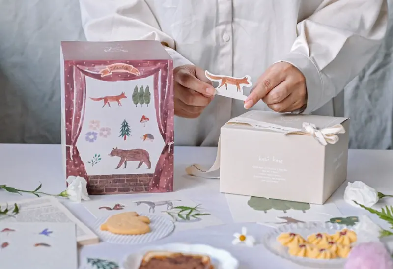 超可愛萌萌哒手工鐵盒餅乾，走進童話故事的森林系餅乾！