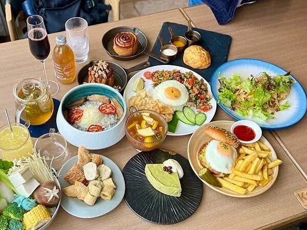 [台南玉井美食] 瓦樣山巷 異國蔬食料理 台南玉井農莊 歐風蔬食餐廳 @蛋寶趴趴go