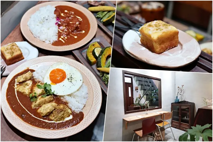 台南咖哩【南夏咖哩】海安路巷子裡的老屋咖哩飯，咖哩控不要錯過!台南美食|海安路美食|中西區美食
