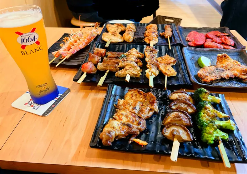 【食記】【平價串燒居酒屋】【台北平價美食】台北必吃平價串燒居酒屋─銅板價的美味─柒息地串燒居酒屋【中山區美食】【1664啤酒】【銅板美食】【捷運美食】【外帶美食】有菜單