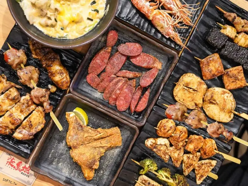 行天宮居酒屋推薦「柒息地串燒居酒屋長春店」超平價行天宮串燒! - 軟西，遊記