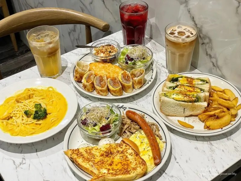 【桃園早午餐】丄青初食早午餐 - 桃園豐盛平價早午餐，網美質感系空間讓早午餐更是享受！桃園早午餐推薦/寶山街早餐