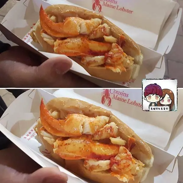 華泰名品城好吃又好逛還有鮮甜美味肉紮實的龍蝦堡！！