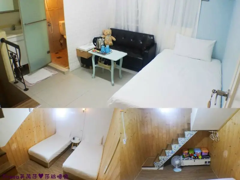 高雄飯店【阿爾兔兔民宿】美麗島捷運站散步三分鐘.樓中樓小木屋好好玩.寵物友善包棟超推薦│高雄民宿│高雄住