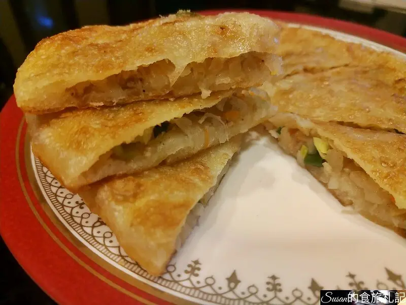 漢口路美食|鍋餡餅一個35元，葱肉餡餅、紅豆餡餅都很美食拿來當點心正餐都很不錯 漢口路美食懶人包