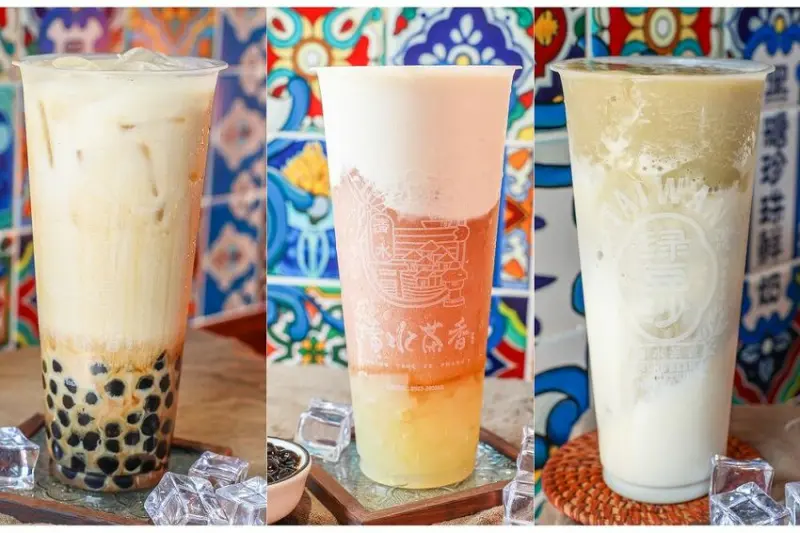 彰化溪湖清水茶香新開幕！全台首創用喝的月餅「流心奶黃啵啵奶」