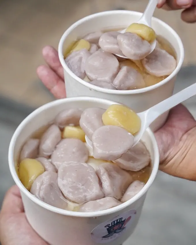 【台中甜品】綠川西街上新開幕「笙瀭豆花」，鴉片造型芋圓非常厚實軟Q好吃！鄰近台中火車站 - 阿華田的美食日記