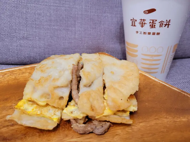 【新竹食記】人氣古早味粉漿蛋餅 - 宜樺蛋餅