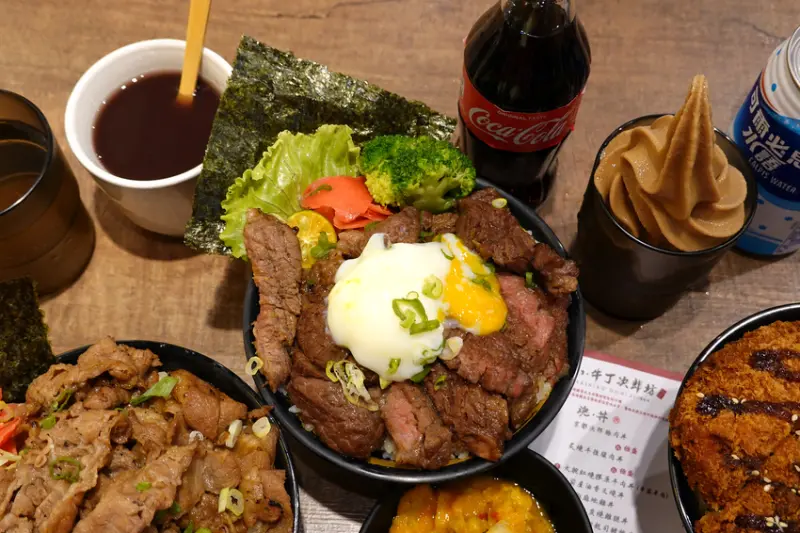 板橋五倍券優惠餐廳-牛丁次郎坊板橋支店-板橋陽明街美食，捷運新埔站好吃丼飯，新埔民生站自助吧吃到飽平價日式料理