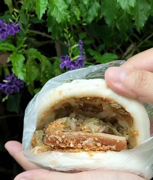 肥瘦我都愛加上超香花生粉超對味-嘉義一品陳刈包